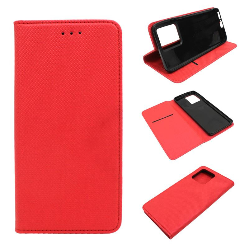 Etui Smart Magnet na telefon motorola edge 40 5G XT2303 czerwone