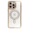Etui MagSafe Bling na telefon Apple iPhone 16 Pro A3293 złote