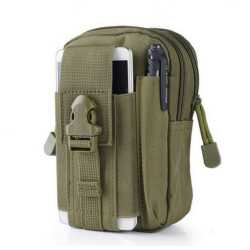 Saszetka taktyczna uniwersalna pokrowiec na telefon etui do paska wojskowa zielona