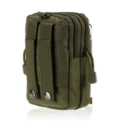 Saszetka taktyczna uniwersalna pokrowiec na telefon etui do paska wojskowa zielona