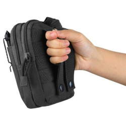 Saszetka taktyczna uniwersalna pokrowiec na telefon etui do paska wojskowa zielona