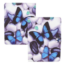 Etui na tablet 10" z podpórką UNIWERSALNE / T-Mobile T Tablet 5G TCL TAB iPad Samsung Galaxy Tab Lenovo wzór motyle 2
