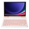 Etui z klawiaturą bluetooth na tablet Samsung Galaxy Tab S9 / Tab S9 FE / Tab S10 FE 11 / 10.9" cali różowe