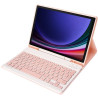 Etui z klawiaturą bluetooth na tablet Samsung Galaxy Tab S9 / Tab S9 FE / Tab S10 FE 11 / 10.9" cali różowe