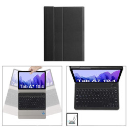 Etui z klawiaturą bluetooth na tablet Samsung Galaxy Tab A7 10,4 T500 T505 T507 czarne