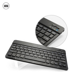 Etui z klawiaturą bluetooth na tablet Samsung Galaxy Tab A7 10,4 T500 T505 T507 czarne