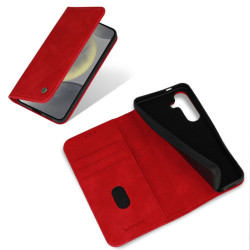 Etui Smart Wonder na telefon Samsung Galaxy S25 5G S931 czerwone
