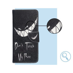 Etui Fancy Diary na telefon LG K41S K410 / K51S K510 uśmiech