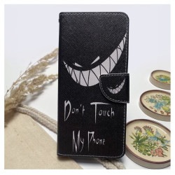 Etui Fancy Diary na telefon LG K41S K410 / K51S K510 uśmiech