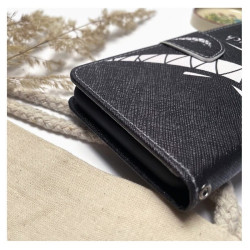 Etui Fancy Diary na telefon LG K41S K410 / K51S K510 uśmiech