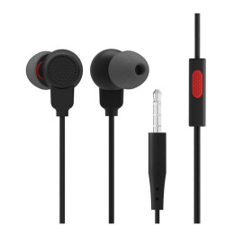 Słuchawki douszne z mikrofonem 3,5 mm CJ11 czarne