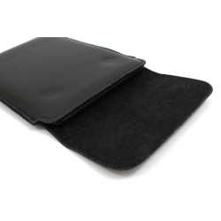 Etui skóra pionowe z klapką na czytnik e-booków Amazon Kindle Paperwhite 2 / inkBOOK Calypso+ 6" czarne