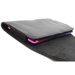 Etui Kabura skórzana CRAZY 3D na telefon Realme 11 Pro+ Cubot X70 1320 A70 Fusion+ czarne
