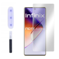 9H SZKŁO hartowane na telefon Infinix NOTE 40 Pro 4G LTE X6850 UV + lampa