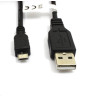 Kabel USB Typ A USB-A 2.0 - Micro USB microUSB 7,5m czarny wytrzymały mocny szybki przewód do ładowania Hi-Speed