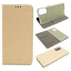 Etui Smart Magnet na telefon Samsung Galaxy M52 5G M526 złote