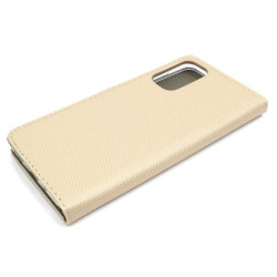 Etui Smart Magnet na telefon Samsung Galaxy M52 5G M526 złote