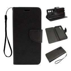 Etui Fancy Diary do telefonu Vivo Y72 5G / iQOO Z3 / Y52 5G czarne