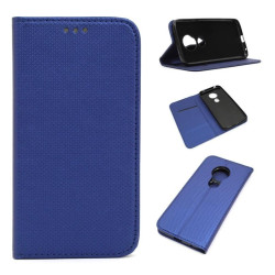 Etui Smart Magnet na telefon motorola moto g7 play XT1952 granatowe