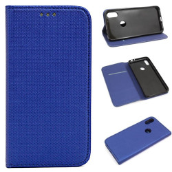 Etui Smart Magnet na telefon motorola one XT1941 / p30 play XT1943 granatowe