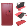 Etui Smart Pro Leather na telefon Samsung Galaxy S25 5G S931 bordowe