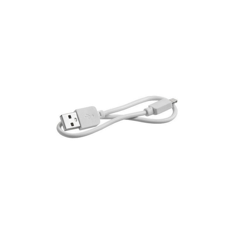 Kabel Lightning - USB krótki przewód do powerbanka Apple iPhone / iPad 30cm biały