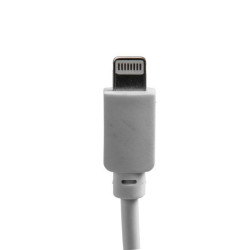 Kabel Lightning - USB krótki przewód do powerbanka Apple iPhone / iPad 30cm biały