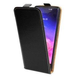 Etui pionowe z klapką SLIM FLEX na telefon Samsung Galaxy A13 4G A135 A137 czarne HQ