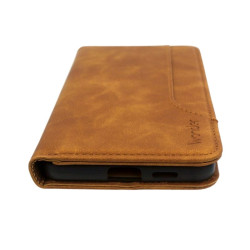Etui Smart Wonder Prime 3 kieszonki na telefon Samsung Galaxy S25 Edge 5G S937 brązowe