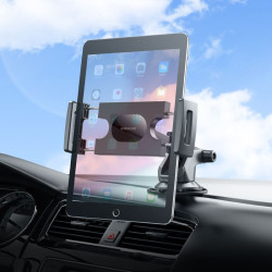 Uchwyt samochodowy na telefon / tablet / smartfon / nawigację / GPS do szyby / kokpitu + podkładka TAB15