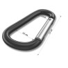 Karabińczyk turystyczny aluminiowy 7.5cm | Mocny uchwyt brelok do kluczy