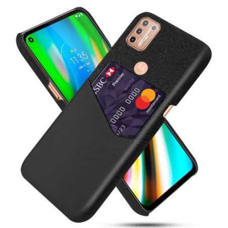 Etui z kieszonką Card Slot Case na telefon motorola moto g9+ XT2087 czarne