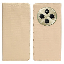 Etui Smart Magnet na telefon Xiaomi Redmi 14C 2409BRN2CA / POCO C75 2410FPCC5G złote
