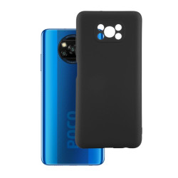 Etui Silicon Case na telefon Xiaomi POCO X3 NFC / Pro czarne MATT