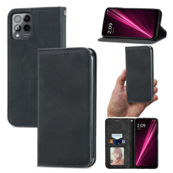 Etui Smart Retro na telefon T-Mobile T Phone Pro 5G / Revvl 6 Pro 5G czarne