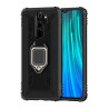 ETUI PANCERNE RING CARBON na telefon Xiaomi Note 8 Pro M1906G7E czarne