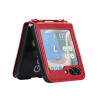 Etui Leather Case Strap na telefon Samsung Galaxy Z Flip 6 5G F741 / Galaxy Z Flip 7 FE 5G F761 czerwone