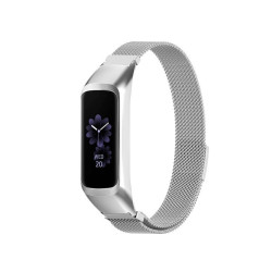 Pasek Bransoleta Opaska do smartband Samsung Galaxy Fit 2 R220 srebrny