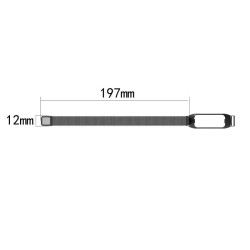 Pasek Bransoleta Opaska do smartband Samsung Galaxy Fit 2 R220 srebrny