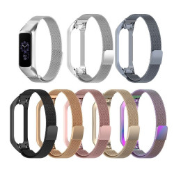 Pasek Bransoleta Opaska do smartband Samsung Galaxy Fit 2 R220 srebrny