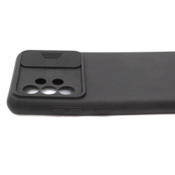 Etui SILICONE LENS na telefon Samsung Galaxy A52 / A52 5G / A52s 5G czarne