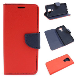 Etui Fancy Diary do telefonu Xiaomi Redmi Note 9 / 10X 4G czerwone