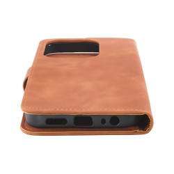 Etui Smart Leather na telefon Xiaomi Redmi 15 5G 25057RN09E / Redmi 15 4G 25062RN2DE brązowe