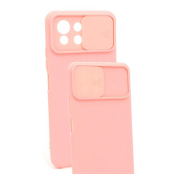 Etui SILICONE LENS na telefon Xiaomi Mi 11 Lite M2101K9AG / Mi Lite 5G M2101K9G / 11 Lite 5G NE 2109119DG różowe