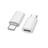 Adapter przejściówka z iPhone iPad Lightning na USB Typ C USB-C biały