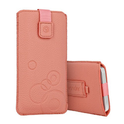 Etui Kieszonka Wonder L na telefon iPhone 12 Mini 13 Mini 7 8 SE2 2020 SE3 2022 różowe