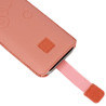 Etui Kieszonka Wonder L na telefon iPhone 12 Mini 13 Mini 7 8 SE2 2020 SE3 2022 różowe