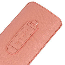 Etui Kieszonka Wonder L na telefon iPhone 12 Mini 13 Mini 7 8 SE2 2020 SE3 2022 różowe