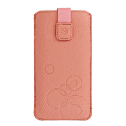 Etui Kieszonka Wonder L na telefon iPhone 12 Mini 13 Mini 7 8 SE2 2020 SE3 2022 różowe