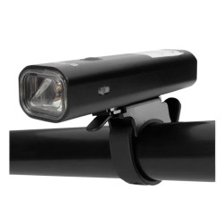 Lampka rowerowa LED 400 lumenów na przód rower USB akumulator czarna